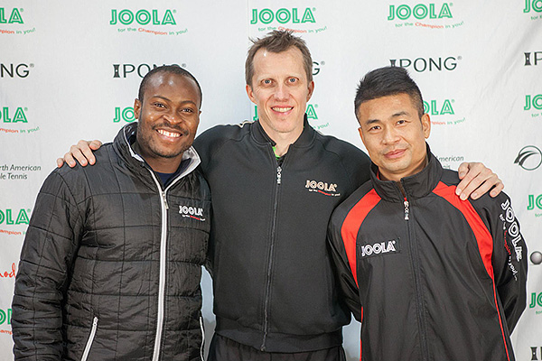 Team JOOLA - Aruna Quadri, Joerg Rosskopf, Chen  Weixing