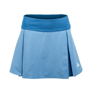Product image of the front-view of the JOOLA Mila Skirt in the color Carolina Blue