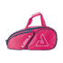 Product photo of the JOOLA Tour Elite Pickleball Duffle in Hot Pink & Blue