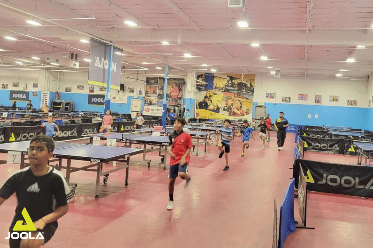Subham Kundu leads phyiscal training in table tennis practice