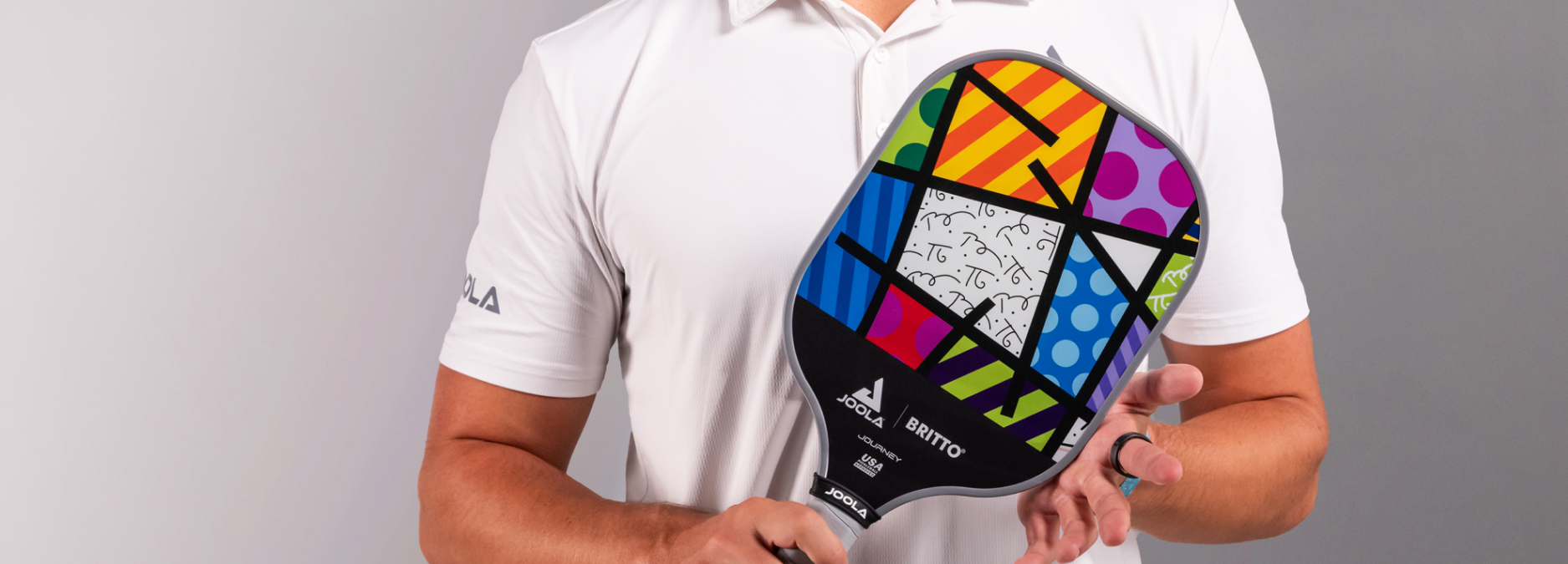 Man holding a Britto Landscape Paddle